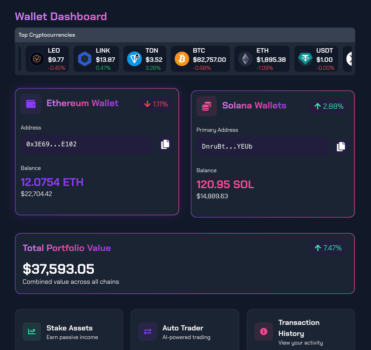 Block Sniper Interface
